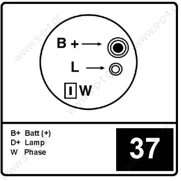 A13VI73   VALEO ΔΥΝΑΜΟ  436636, VALEO  110A CITROEN JUMPER, FIAT DUCATO D.   12V 110 Amp FIAT  DUCATO 2.5/2.8TDi 12V 110A    Pulley / Drive:	Pulley PV6 x 54.2   A13VI73 Lucas LRB298 LRB297 Hella CA1157 Fiat Various Models - 